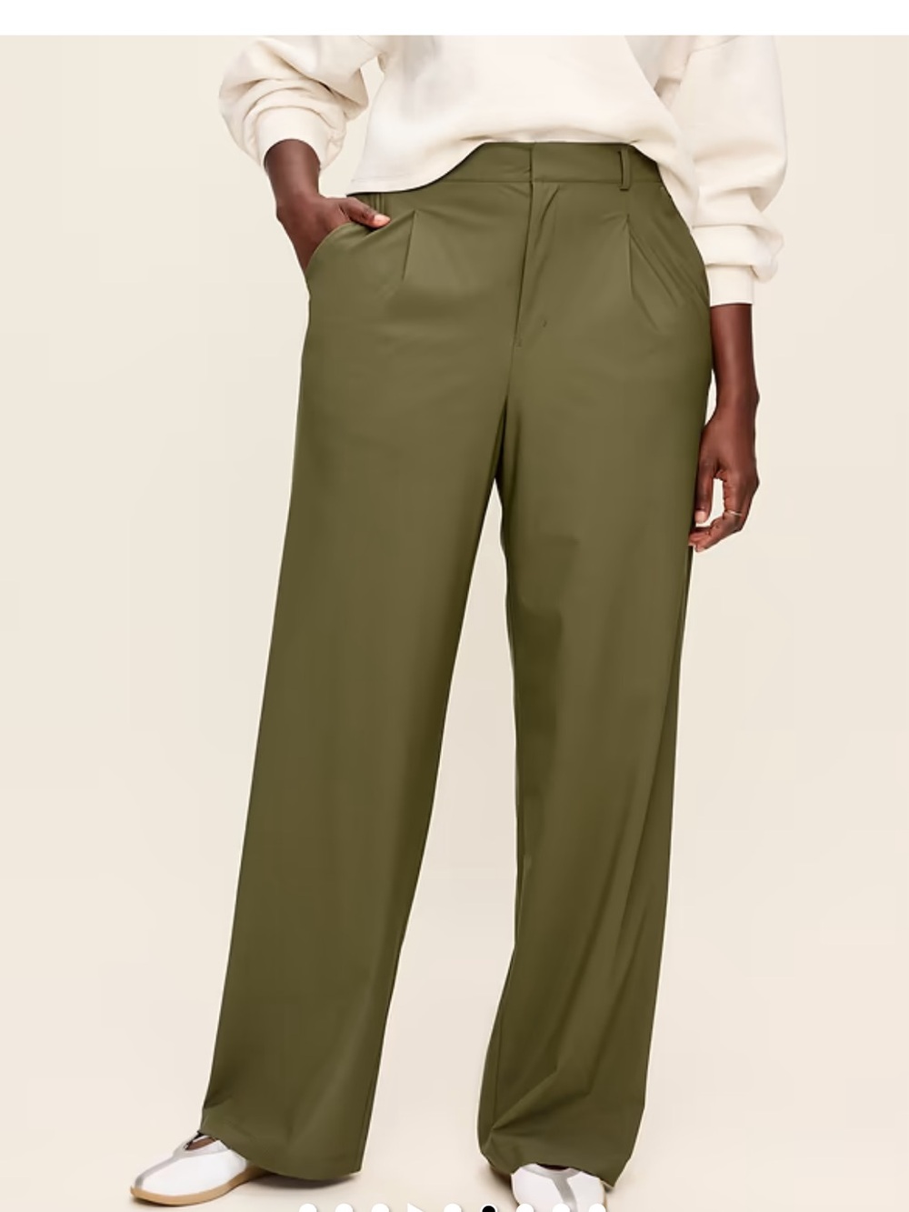 High-Waisted SleekTech Trousers
